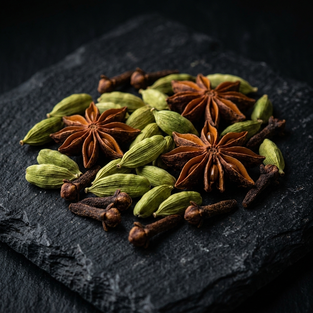 Artistic spice detail